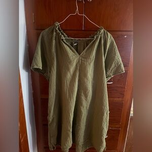 Short length old navy sage green dress